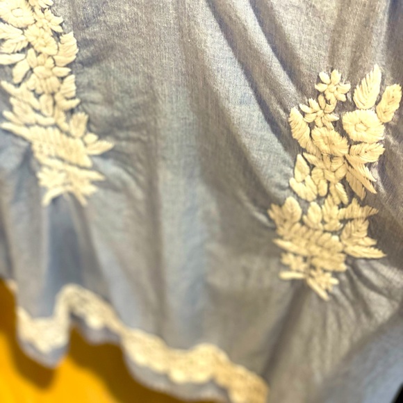 *NWOT* Rose & Rose Foras Embroidered Dress Blue/White - Size M - Picture 14 of 16